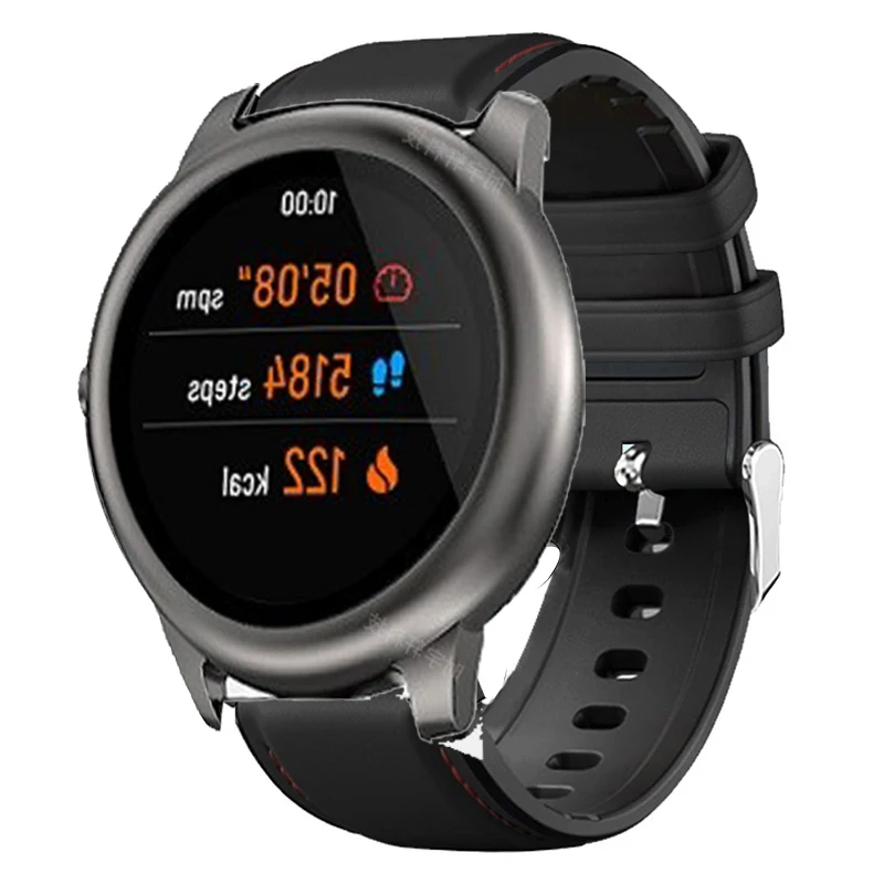 Ремешок для часов XIaomi 22 мм Цветной силиконовый кожаный ремешок Amazfit Pace GTR Haylou Solor