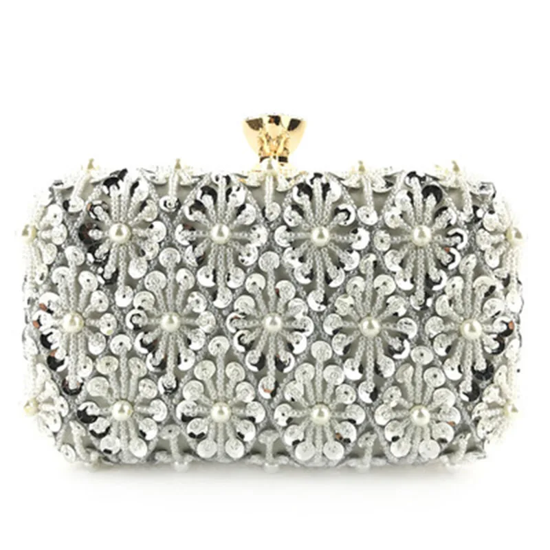 Вечерние сумки с блестками и бисером Женский деловой кошелек вечерние сумочки