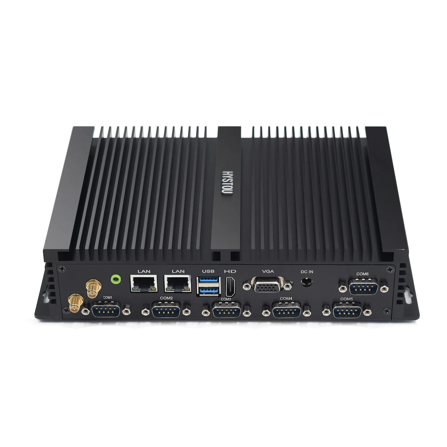 Самый дешевый безвентиляторный K4 Core i5 4200U промышленное Мини ПК 2 * ddr3 16 Гб 2LAN 1HD