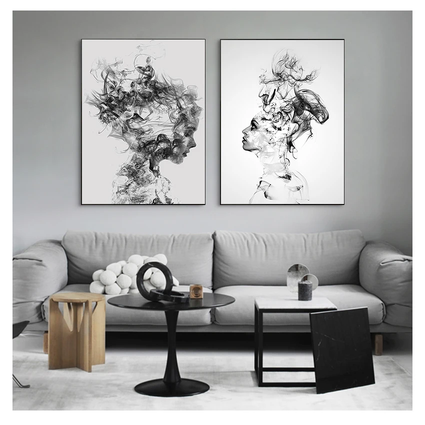 Современные Панели Et Blanc с изображением мальчиков и девочек искусство на стене