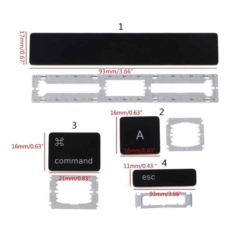 Новый колпачок для клавиш A1706 macBook Pro15 A1707 A1708 одна черная застежка-бабочка 2016 2017