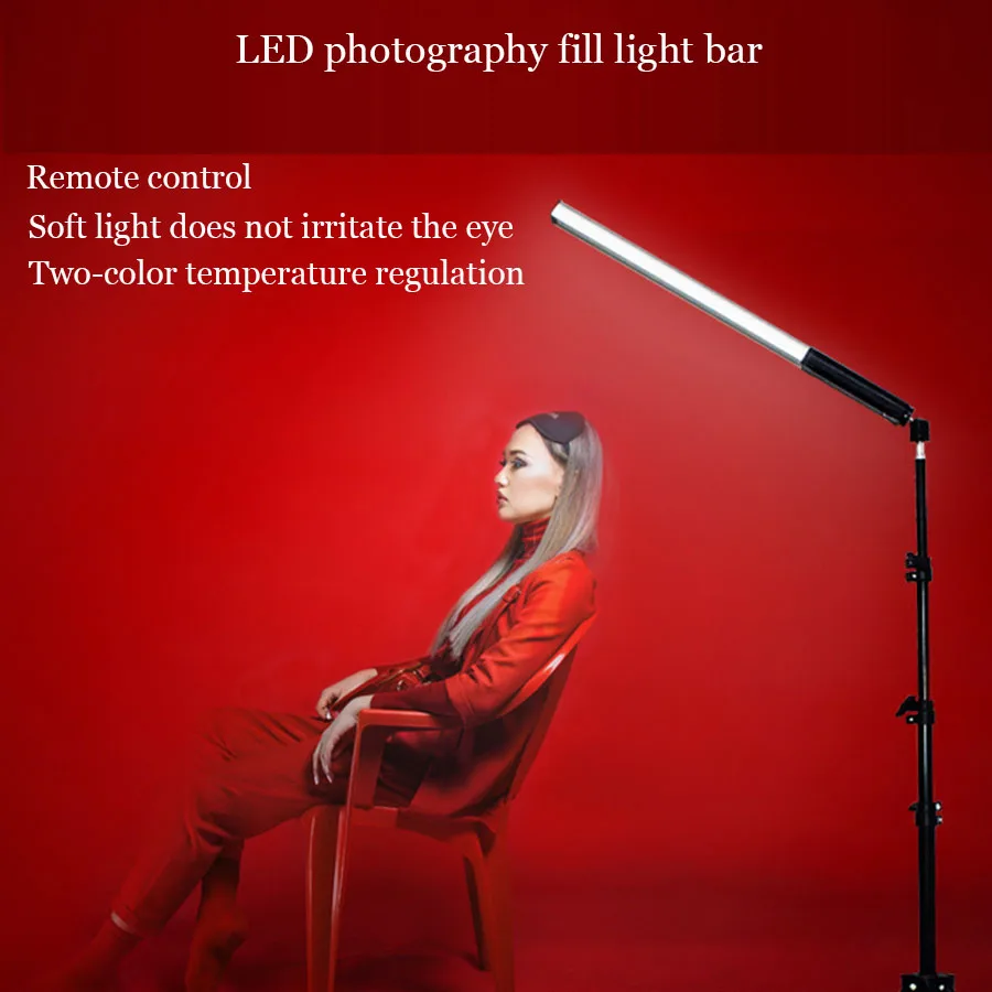 MAMEN светодиодный Профессиональный якорь фотографии в прямом эфире 3200-5600K