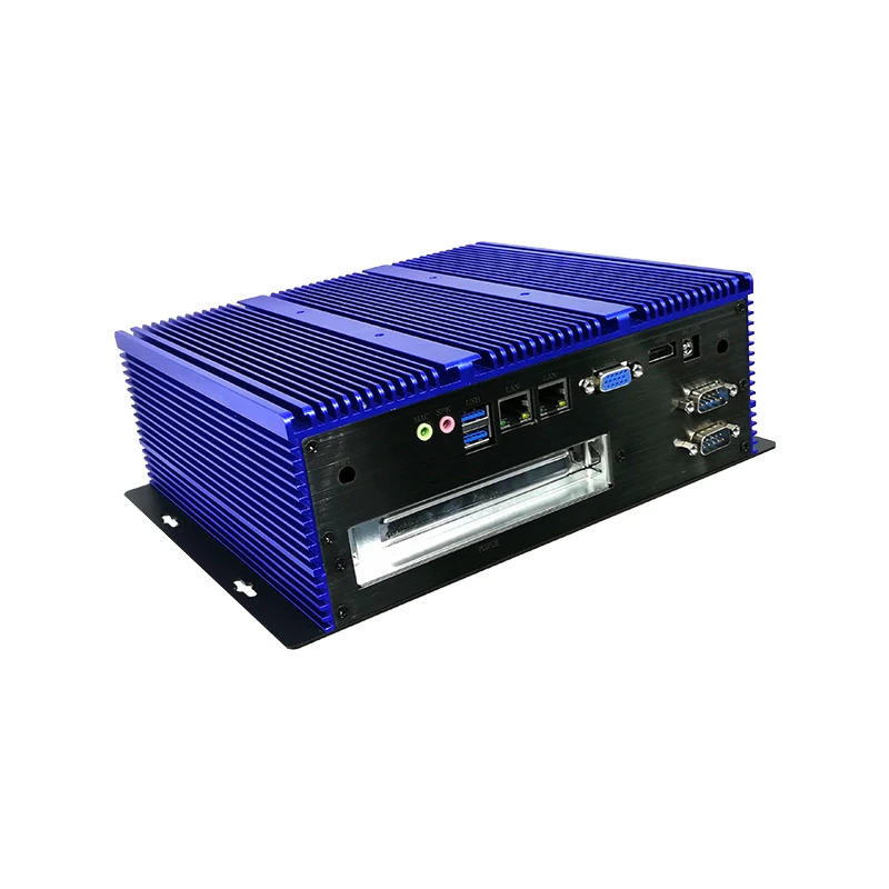 

PCIE мини промышленный компьютер без вентилятора Встроенный промышленный микрокомпьютер полностью алюминиевый герметичный новый высокопро...