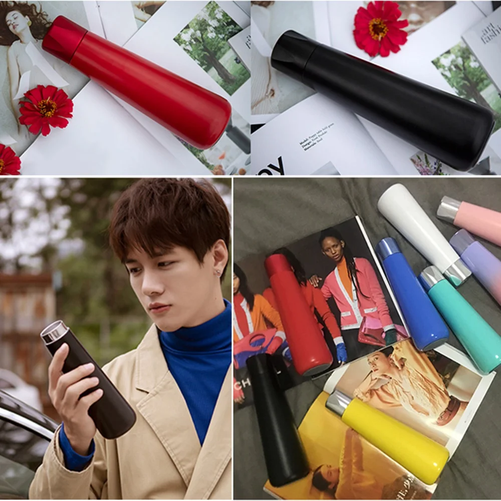 

8 Colors 400ml Smart Thermos Cup LCD Temperature Digital Display 24 Hours Insulation IP67 Portable Vacuum Insulated Water Bottle