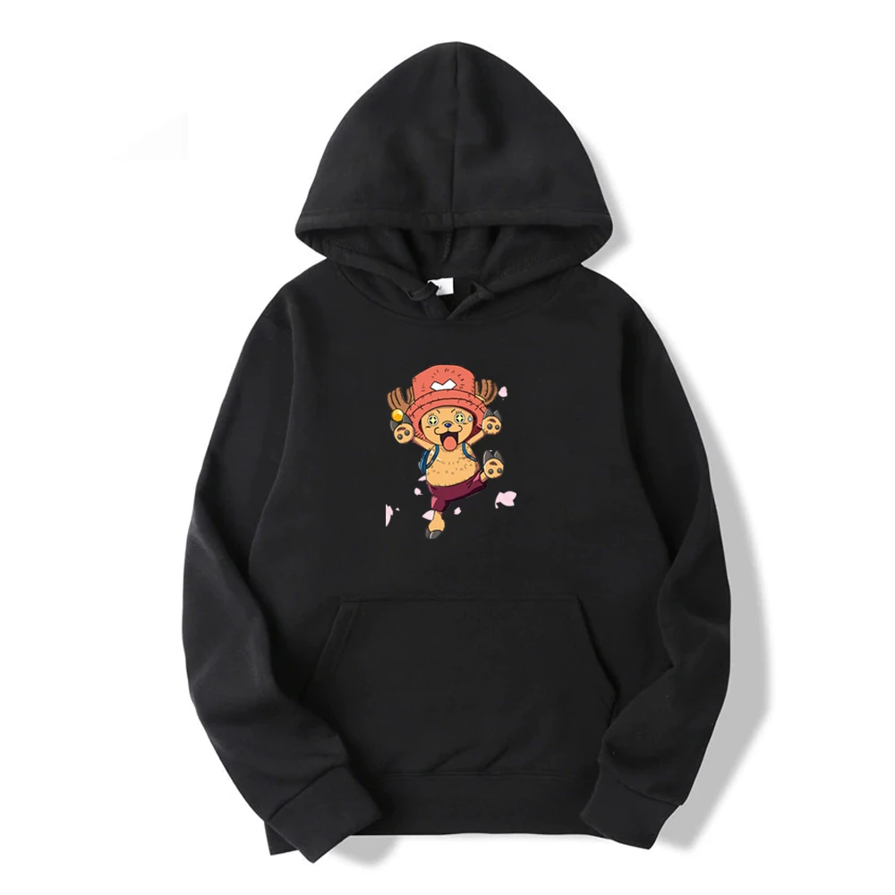 

Autumn Mens Fashion Warm One Piece Cute Chopper Anime Sweatshirt Hoodie Harajuku Warm Hoody Fleece Top