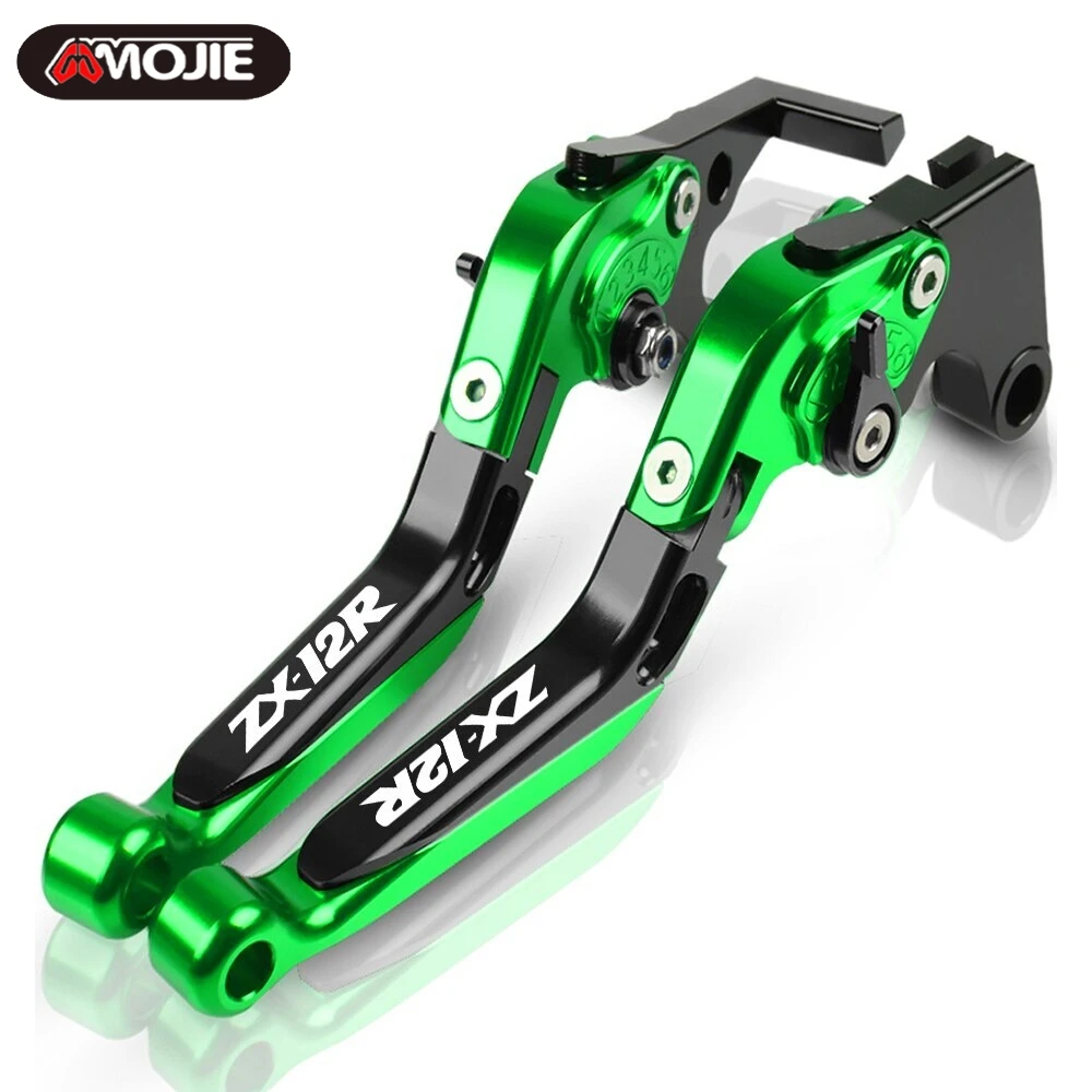 

Мотоцикл с ЧПУ Регулируемый Выдвижная складной сцепные рычаги для Kawasaki NINJA ZX-12R ZX12R 2000 2001 2002 2003 2004 2005