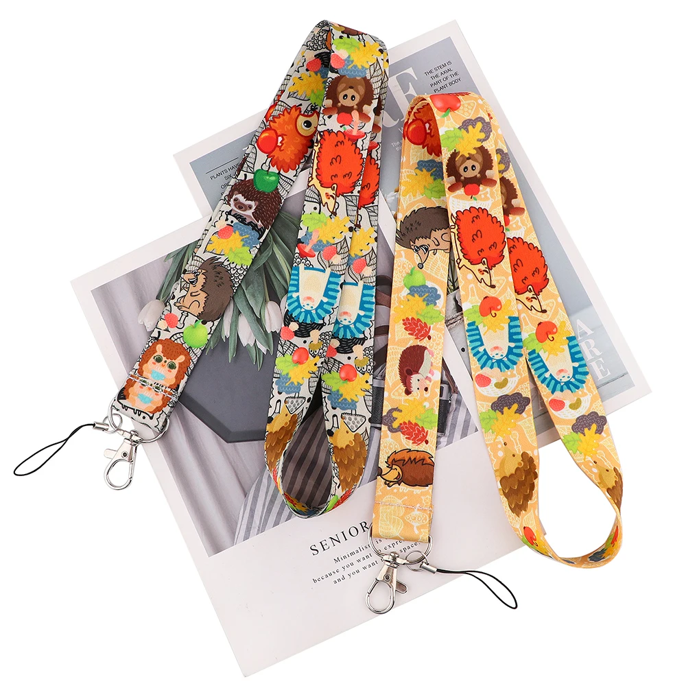 Flyingbee милый Ежик с животными идентификационная карта для телефона шнурок ключей