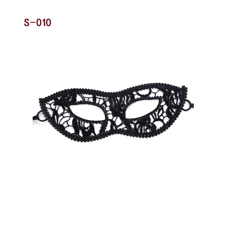 Новый Стиль 2 шт. женские черные сексуальные кружевные маски вырезная маска для