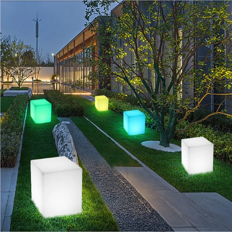 Kopen 6 Inch Led Cube Nachtlampje Glow Lamp Waterdichte Oplaadbare Led Verlichting Afstandsbediening Kinderen Slaapkamer Leuke Night Lamp