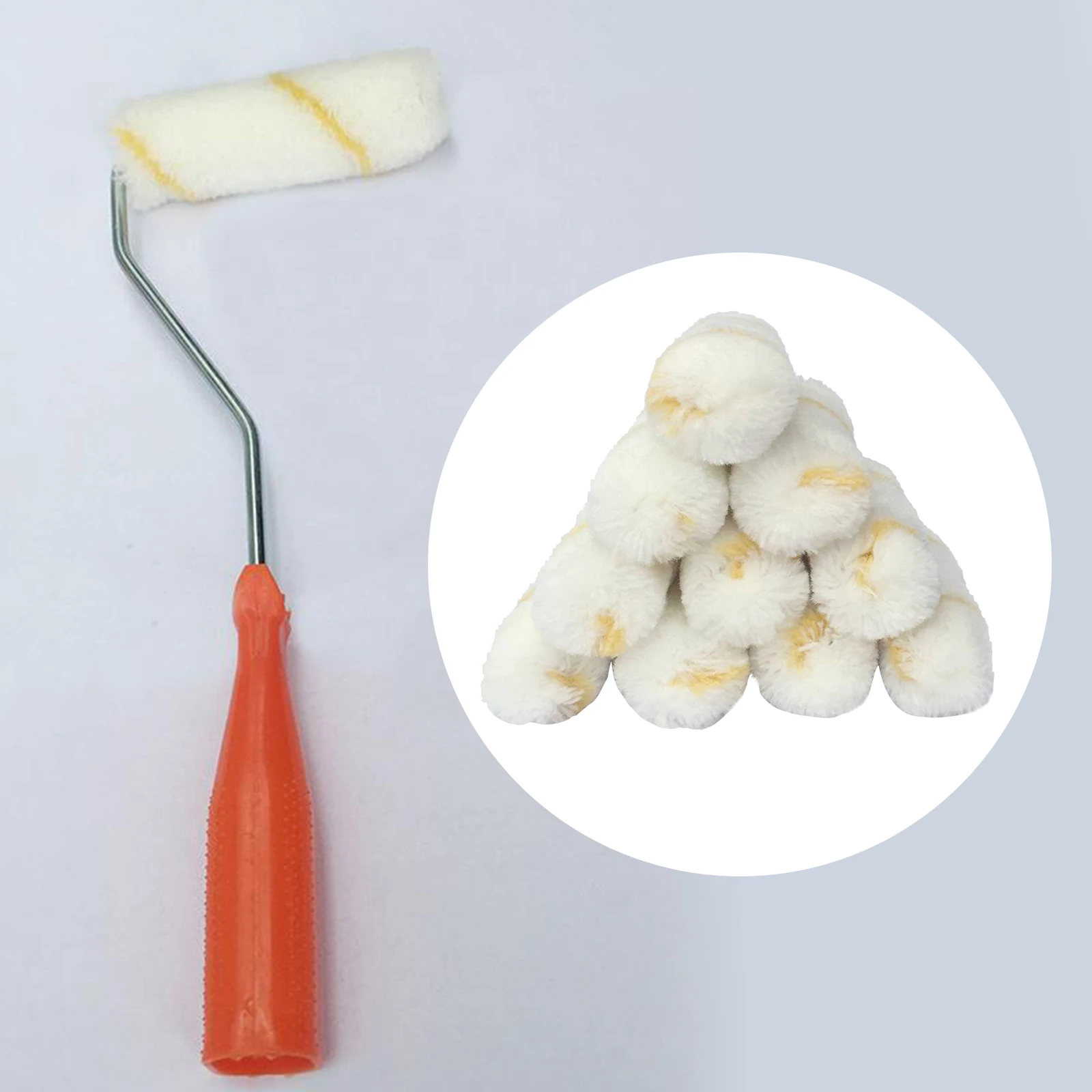 

Wall Painting Brush Replacement Mini Paint Roller Cover Polyester Roller Naps Decorate Walls Smooth Tool Supplies