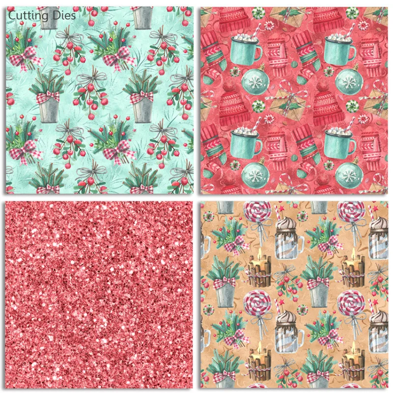 Самоклеящиеся бумажные стикеры для скрапбукинга 12 листов|Крафт-бумага| |