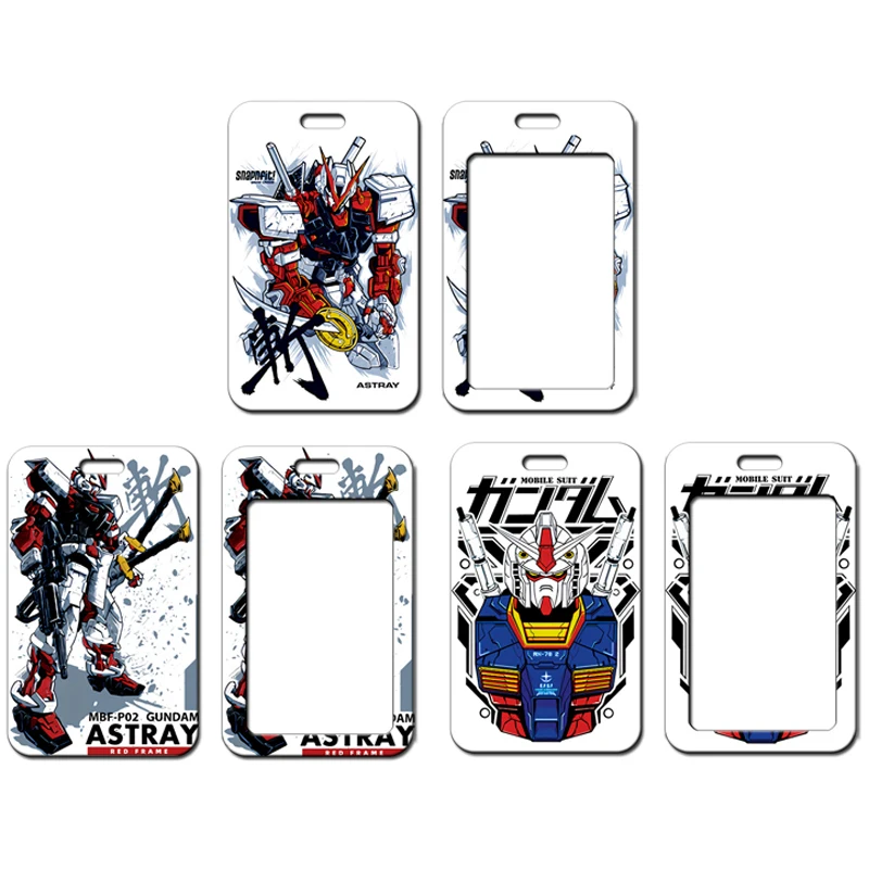 

C674 Anime Robot Key Neck Strap lanyard card ID Badge Holder Gym Key Chain DIY Hang Rope Key Rings Gifts