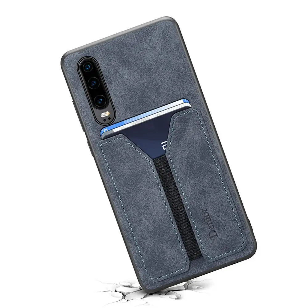 Тонкий кошелек из искусственной кожи чехол для huawei P30 Pro Lite Роскошный мобильный