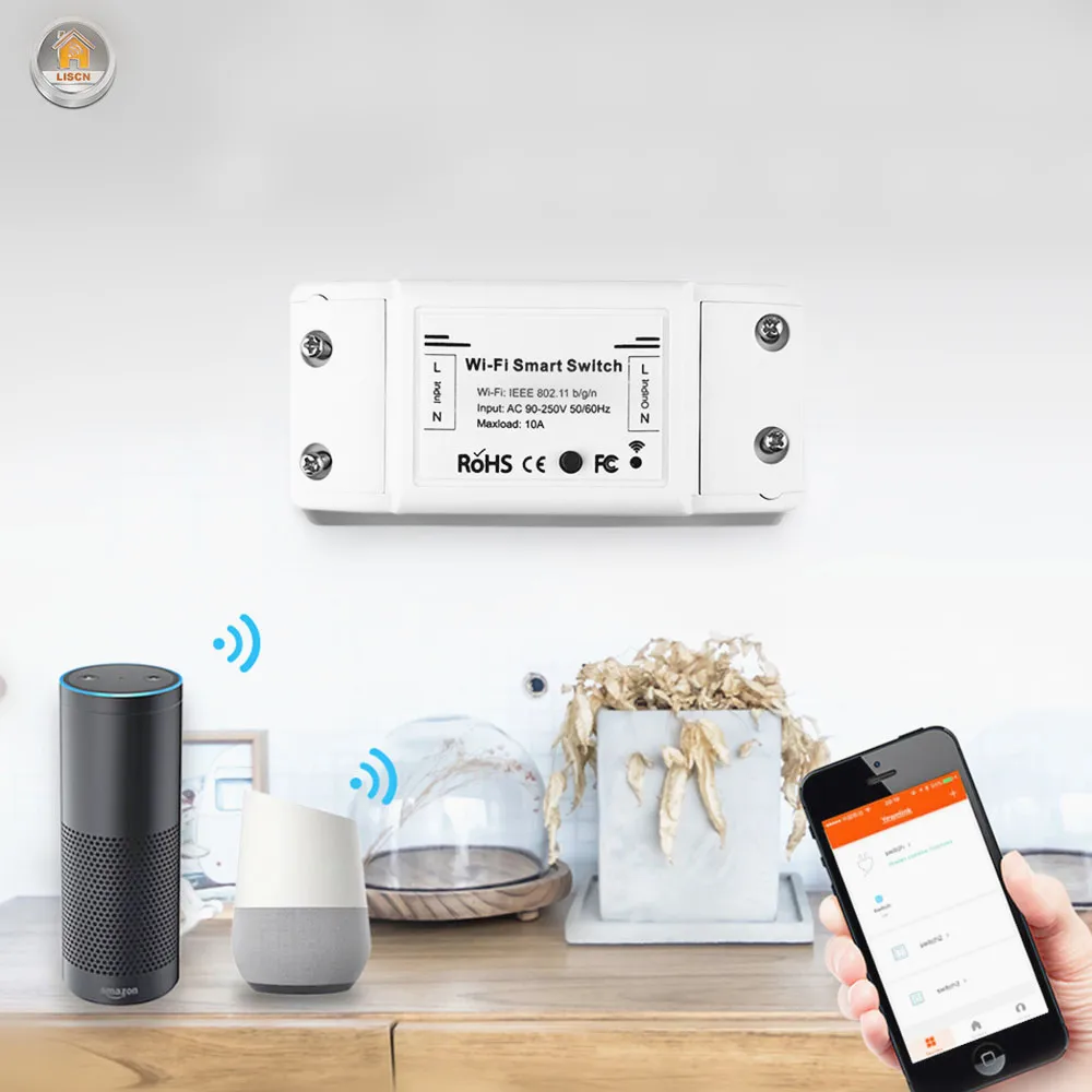 3 шт DIY Wifi умный переключатель светильник контроллер питания дом с Alexa Google модуль