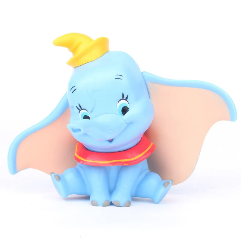 Высота каблука 10 см Disney слон Дамбо Мультфильм Аниме Фигурки ПВХ игрушки для детей