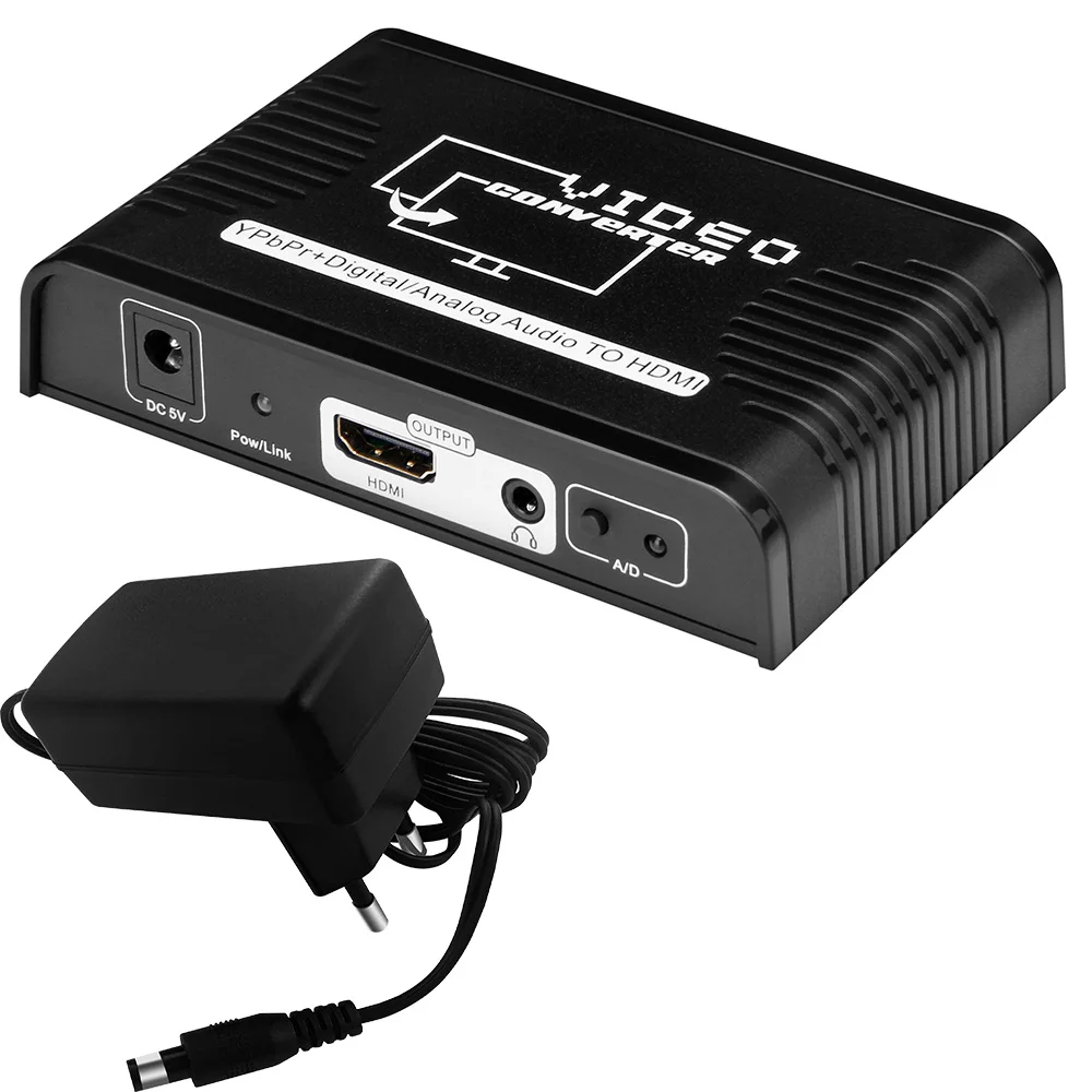 Компонентный HDMI конвертер Ypbp компонент к HDMI конвертер с цифровым коаксиальным аудио в стерео аудио выход для wii Xbox DVD