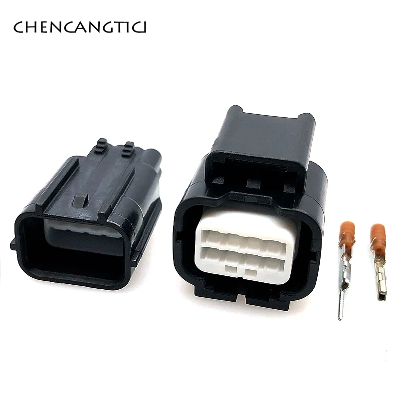 

1 Set 8 Pin Auto Headlight Socket Plug Automotive Radar Waterproof Cable Connector for Honda 7283-2148-30 7282-2148-30