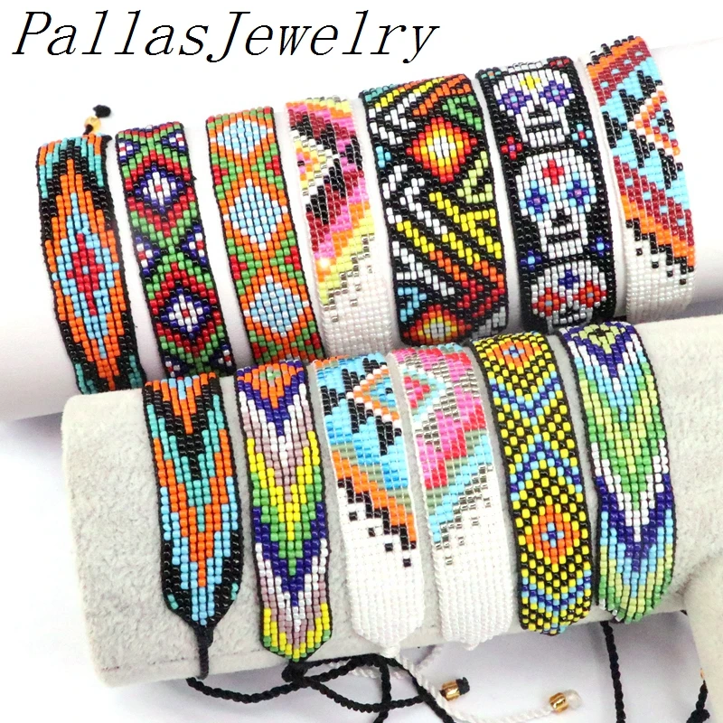

8PcsFashion Jewelry Adjustable Women Bracelets Miyuki 2021 New Handmade Woven Jewelry Gift Femm