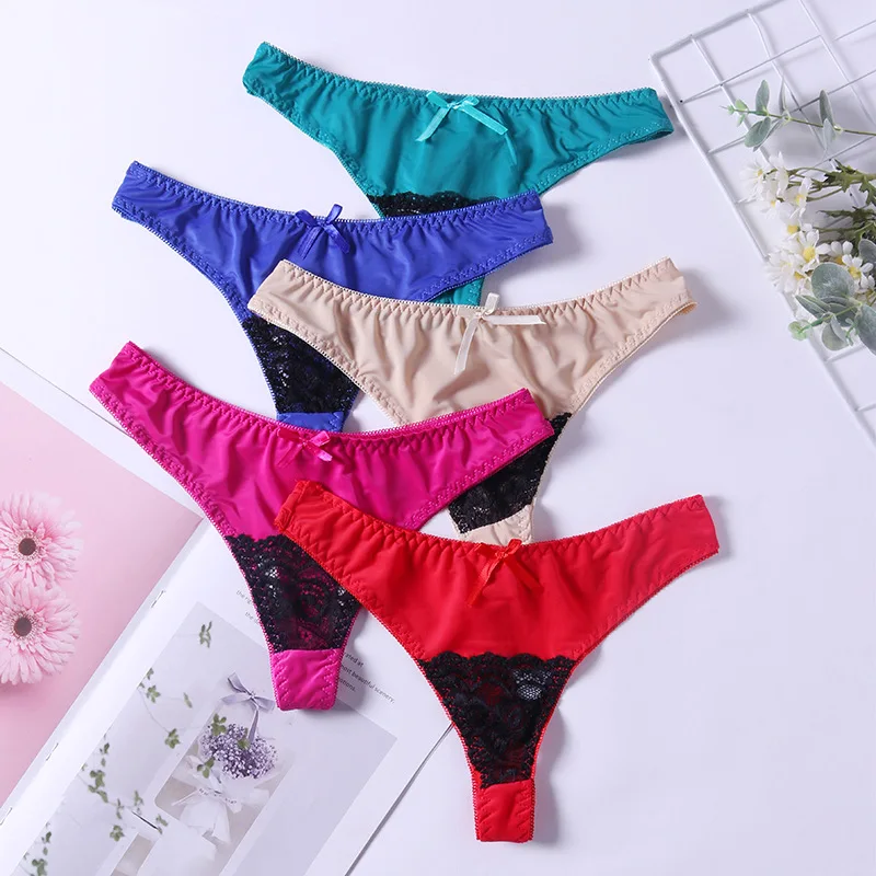 

Соблазнительные Черные Кружевные женские стринги MAY LOVE YOU, нижнее белье, дышащие Бесшовные трусики с низкой талией, женские трусы, нижнее бел...