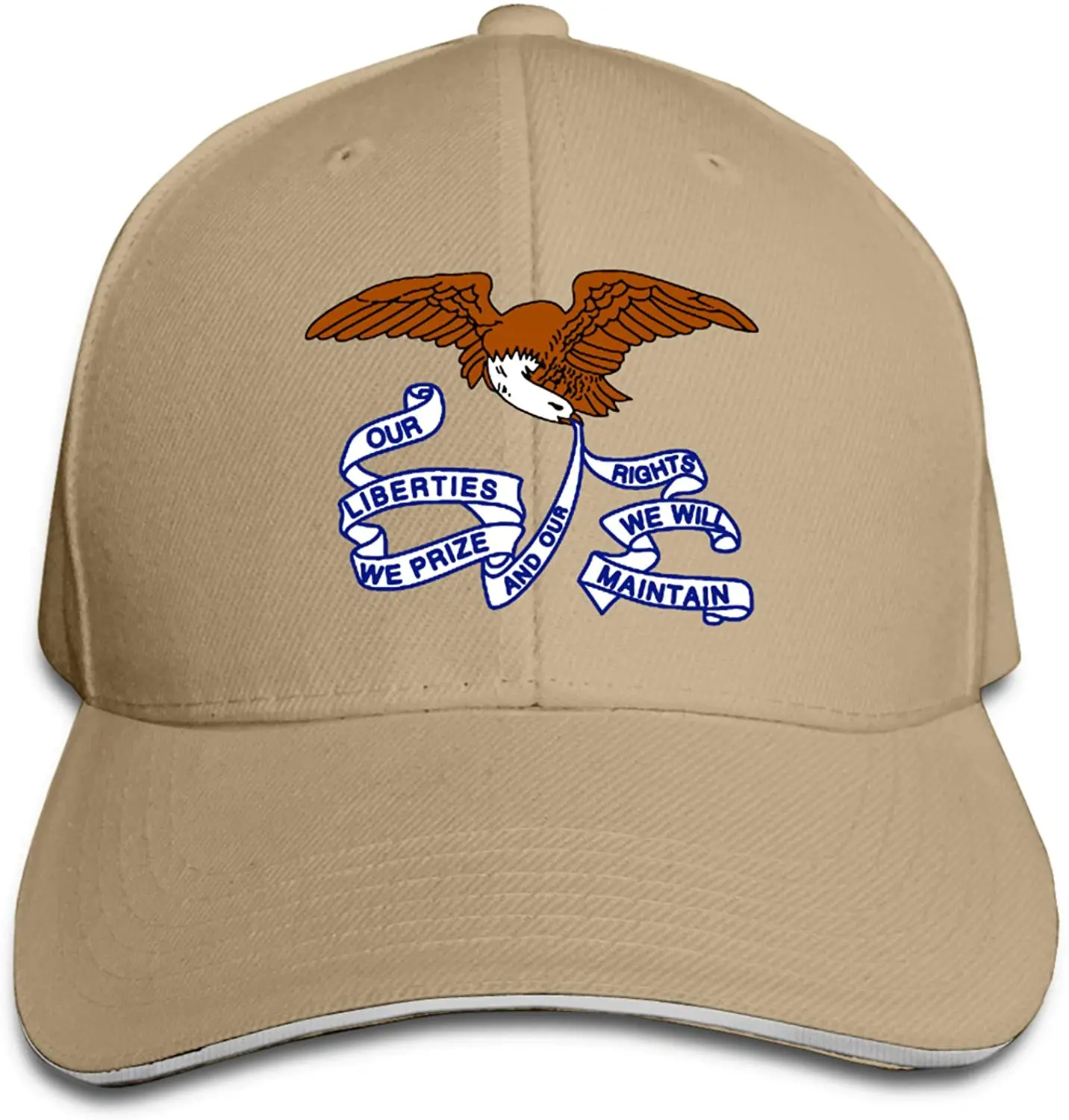 

Iowa State Flag Unisex Dad Hat Trucker Hats Baseball Hats Driver Adjustable Sun Cap