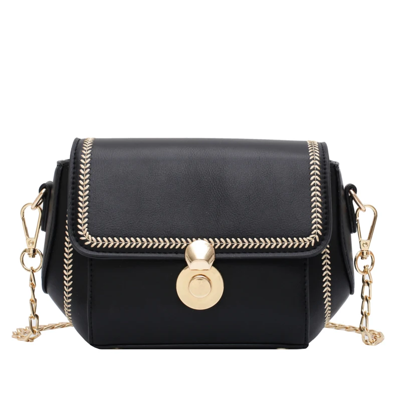 

2021 new fashion messenger bag female niche high-end sense of all-match chain one-shoulder small square bag