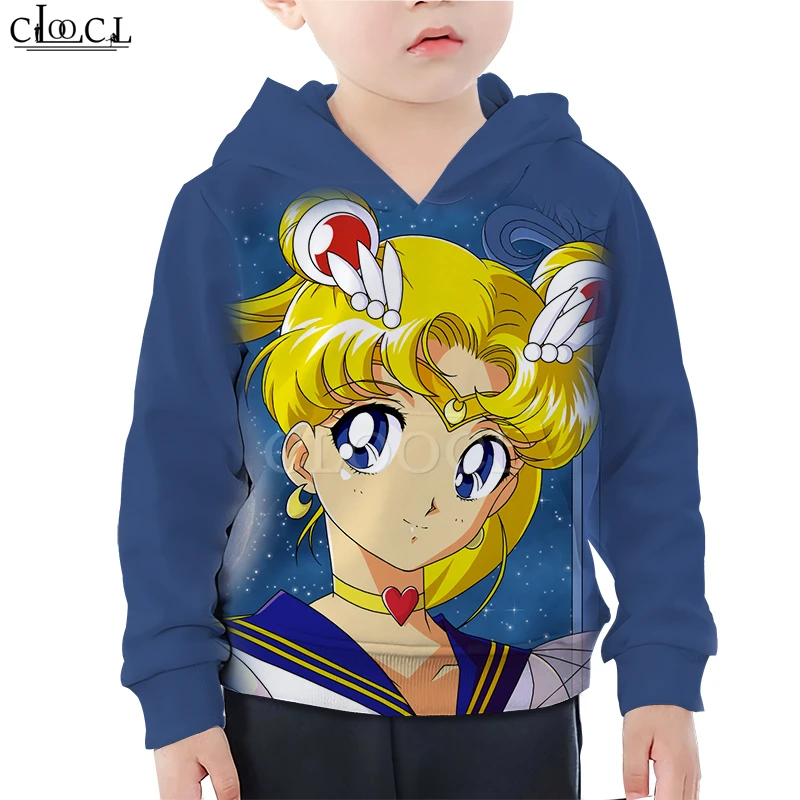 

Child Baby Girl Clothes Sailor Moon Galaxy 3D Hoodie Cartoon Printing Daughter Sweatshirt Baby Boy Toddler Sportswear Pullover