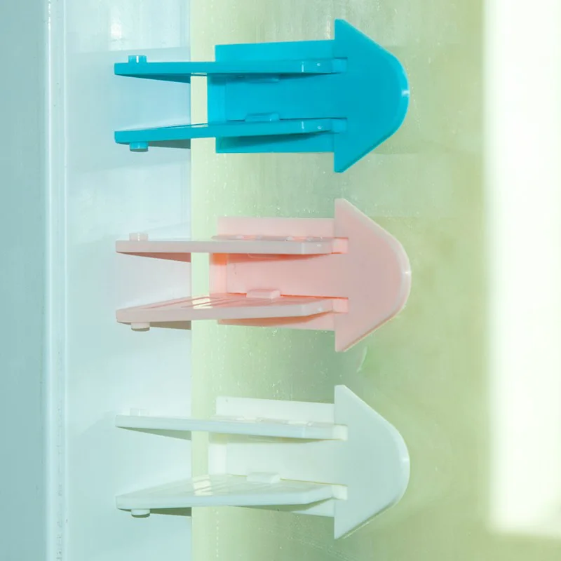 

Children Protection Locks Multi-function Pure Color Anti-pinch Durable for Sliding Door Window Baby Safety Lock ABS