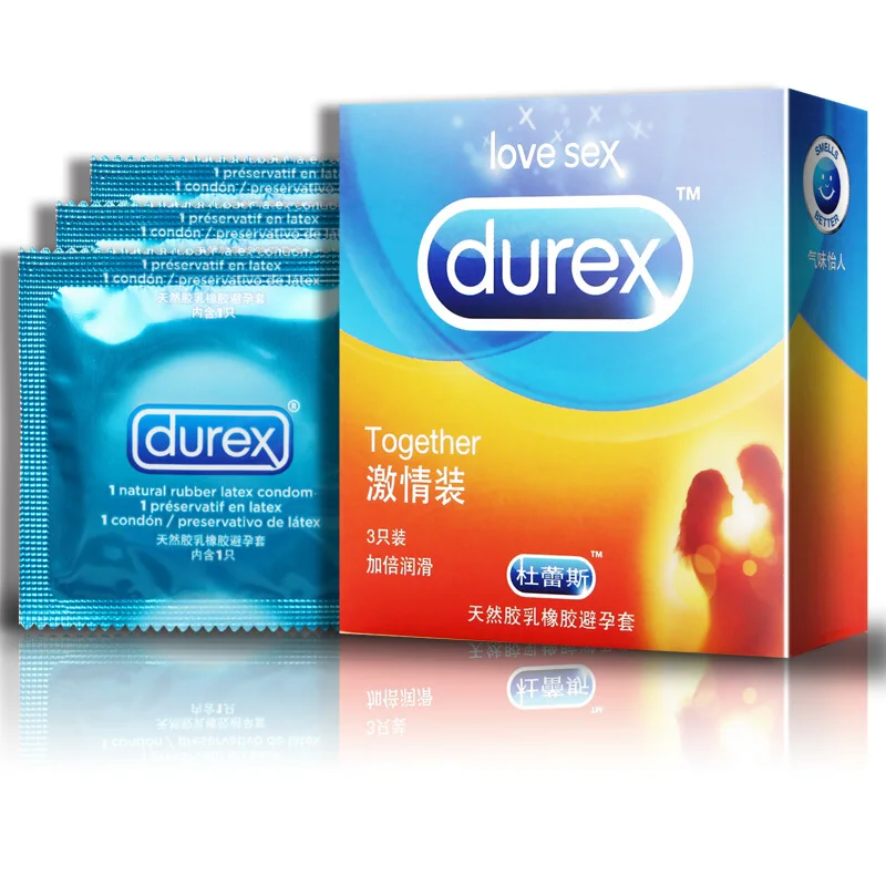 Ультратонкие презервативы Durex из натурального латекса интимные товары для