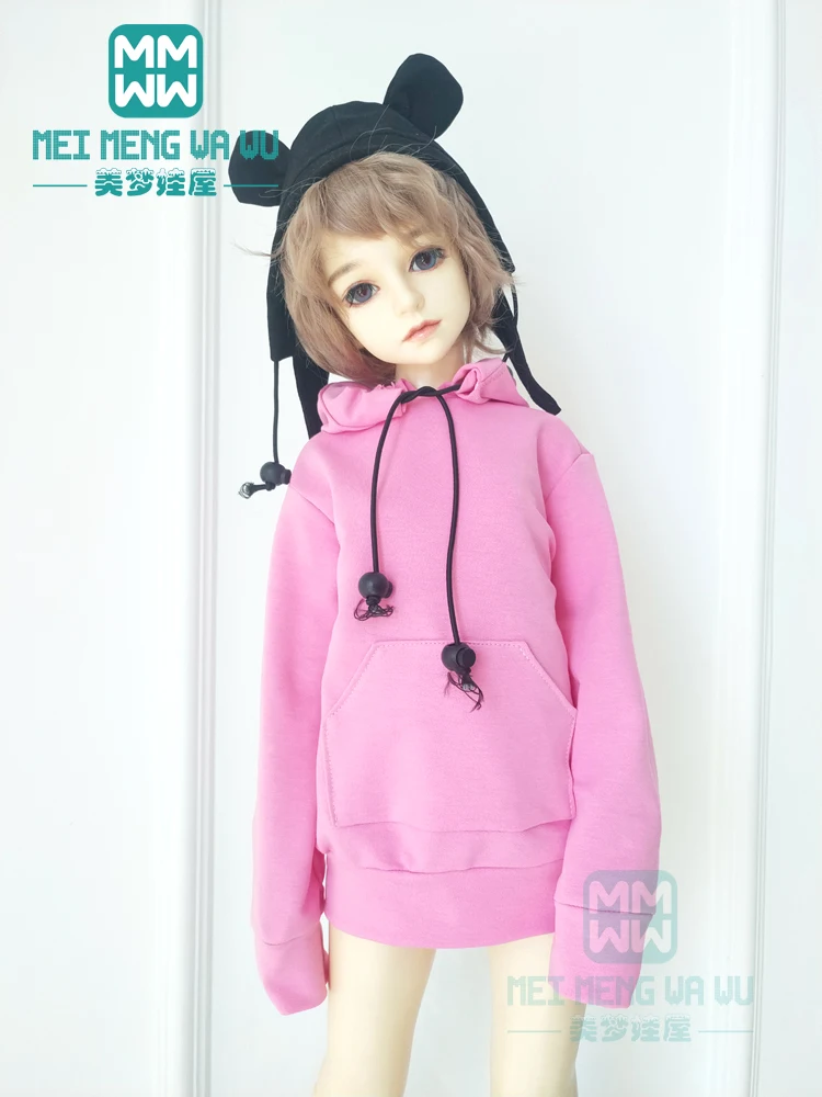 

BJD doll clothes for 1/3 BJD doll white fashion casual wear + denim shorts
