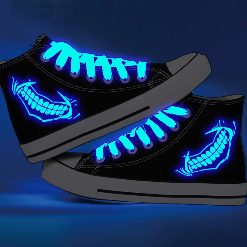 Унисекс аниме Cos Токийский Гуль канеки Кен фосфоресцирующие повседневные