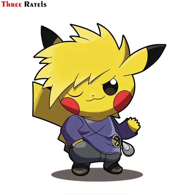 

Three Ratels FC389 Cute Funny Anime Japanese Cartoon 3D Stickers For Car Pvc Figure Anime Decal