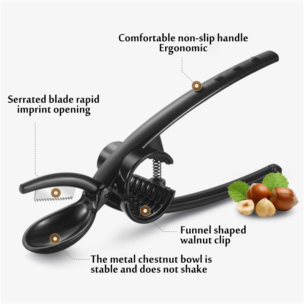 2 в 1 гайка оболочки Cracker щипцы для грецких орехов многофункциональная