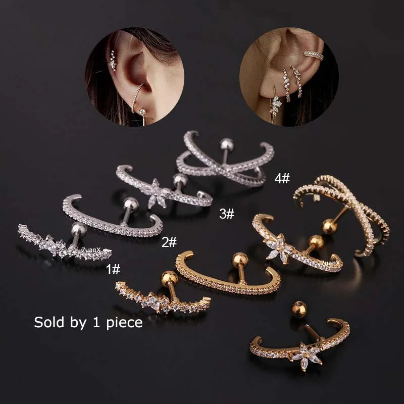 Цельнокроеное платье ушной раковины и гвоздики из нержавеющей стали 16 калибра