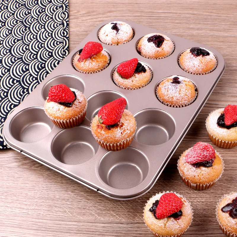 

Reusable Carbon Steel Baking Mold Tray Non Stick Round Donut Cookie Baking Mold Muffin Patisserie Gateau Household EH50BM