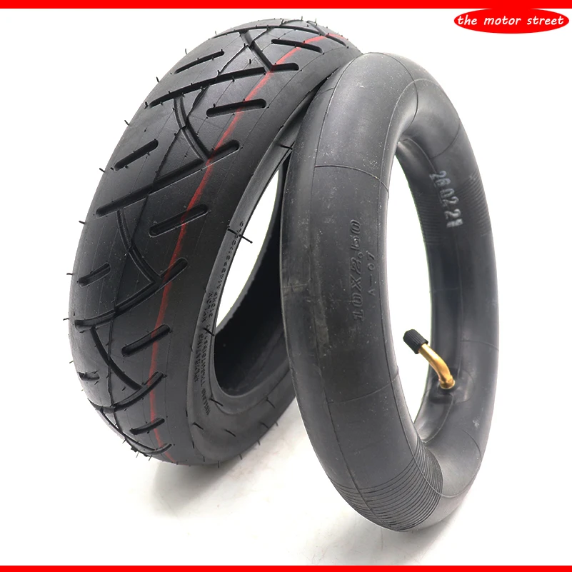 

10 inch Inner Outer Tire 10X2.50 Pneumatic Tyre with 45 Degree Bent Valve For Tricycle Bike Schwinn Kid 3 Wheel Stroller Scooter