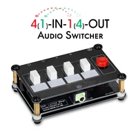 little bear mini 41 in 14 out 3 5mm audio switcher passive selector signal splitter amplifier