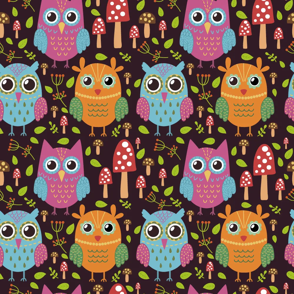 AZSG симпатичная Сова грибы цветы прозрачные штампы для сделай сам