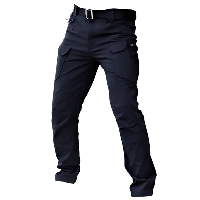 

Men Cargo Pants 2021 Tactical Quick Dry Outdoor Military Men Pants with Multi-Pocket Trousers for Men Solid Summer Pants