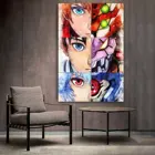 Картина на холсте, плакат декоративной живописи, для гостиной, Аниме Евангелион