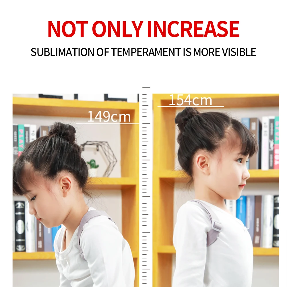 

LCD Screen Brace Support Belt Adjustable Back Posture Corrector Smart Clavicle Spine Back Shoulder Lumbar Posture Correction