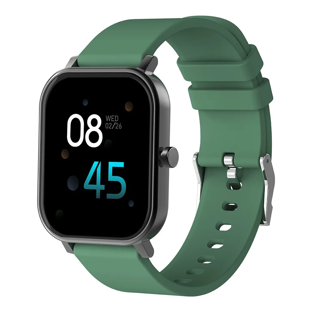 

ALLCALL S10 Smart Watch for Men Women 1.69 Inch Full Touch Fitness Tracker Smartwatch 24/7 Heart Rate Blood Pressure O2 Monitor