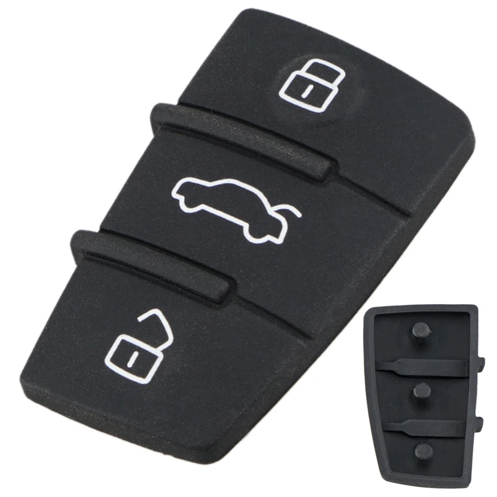 

3 Buttons Flip Folding Auto Car Key Shell Case Repair Rubber Pad Replacement Fit for A3 A4 A5 A6 A8 Q5 Q7 TT RS