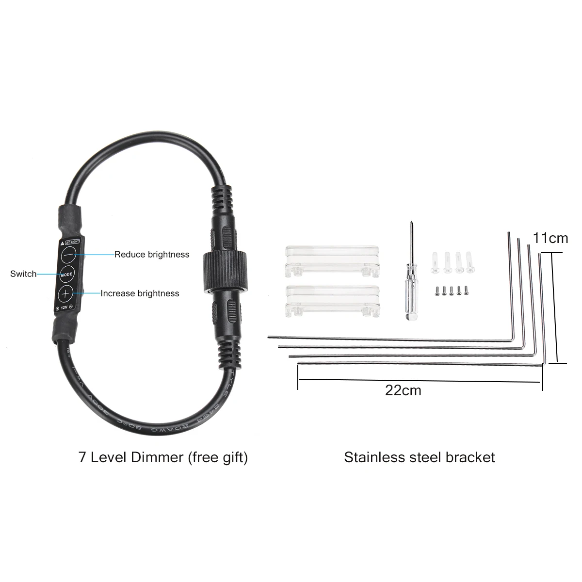 

60-80cm RGB60 Aquarium LED Fish Tank Plant Aquatic Light 120 LED 110/240V Plant Grow Lighting Bright Sunrise Lamp Waterproof