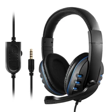 CZ US Gaming Headphones 3.5mm Wired Game Headset Noise Canceling Earphone w/ Microphone Volume Control for PC Laptop Smartphone