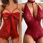 Сексуальное горячее эротическое нижнее белье для женщин, Рождественский костюм, порно Нижнее белье, кружевное сексуальное платье, женская одежда, сорочка, одежда для сна