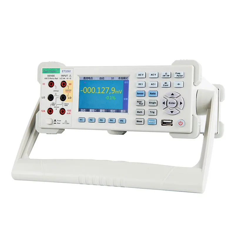 Цифровой мультиметр ET3260 Benchtop тестер 6 полуразрядных автоматических отсчетов