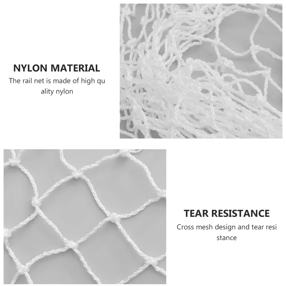 

1Pc Balcony Protective Net Pet Safety Net Anti-falling Guarding Net (White)