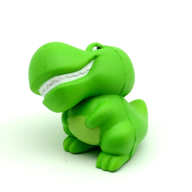 

Kawaii Jumbo Green Cartoon Dinosaur Squishy Slow Rising Squeeze Toys PU Simulation Stress Relief Vent Toy for Kids Adult