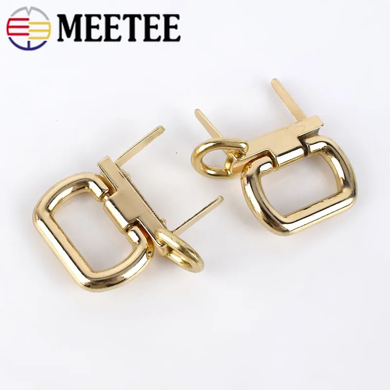 Meetee 4/10 шт металлическая сумочка застежка пряжка O кольцевые ручки цепь ремней