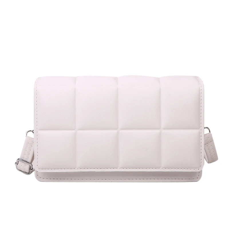 

Woven Flap Women's Shoulder Bag High Quality PU leather Crossbody Bags Designer Luxury Handbag Female Chain Tote Messenger Bag